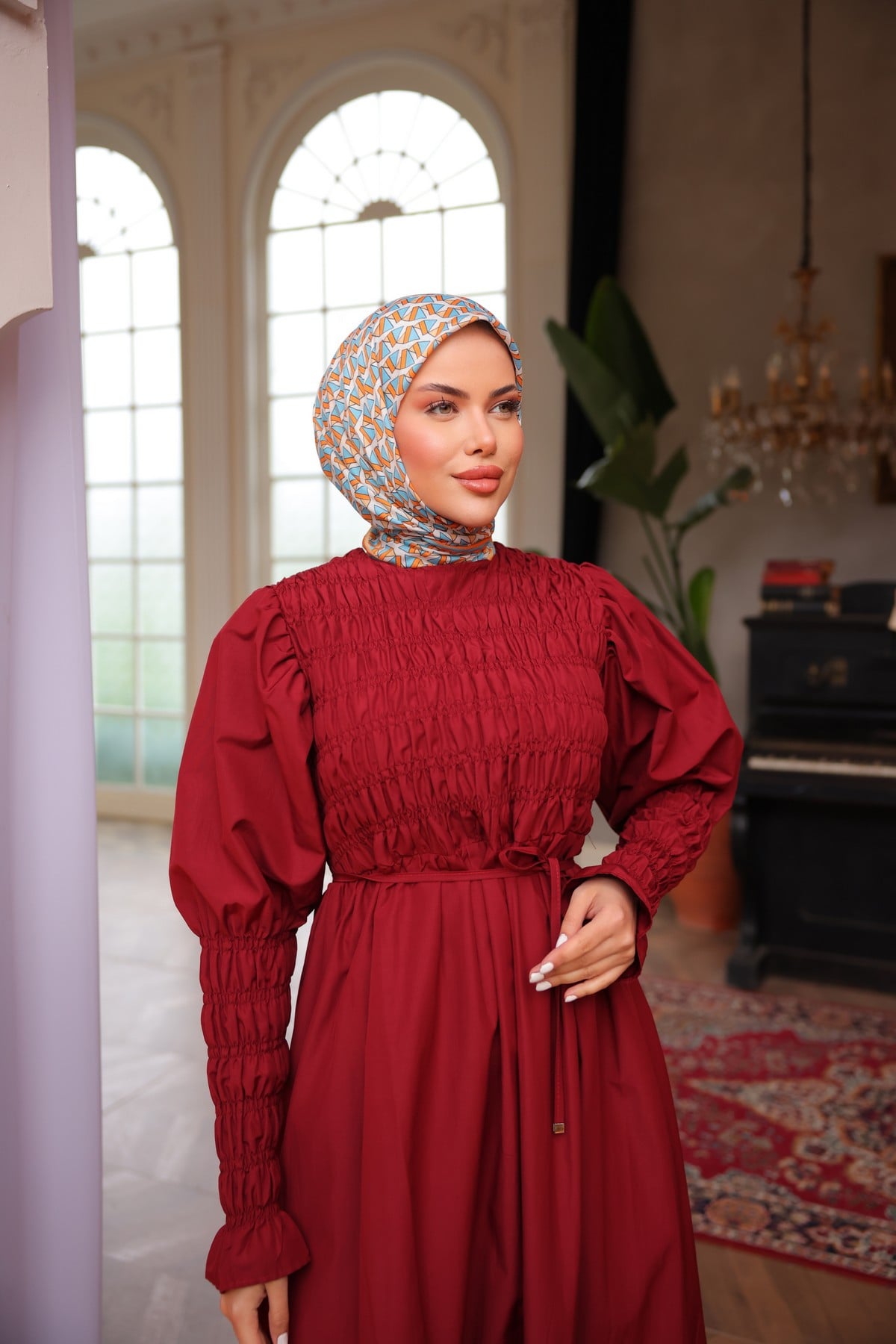 ELBİSE - BORDO