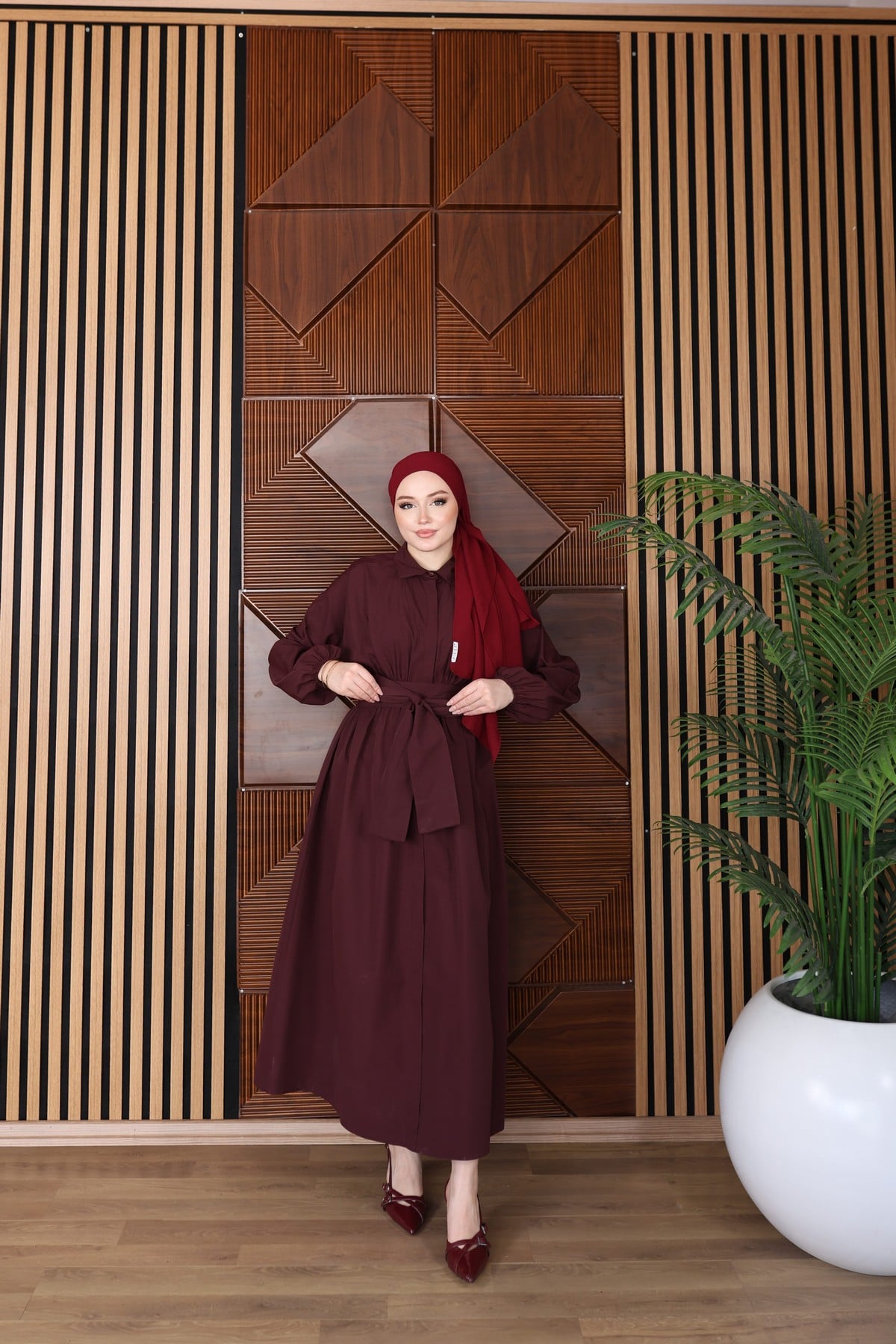 ELBİSE - BORDO