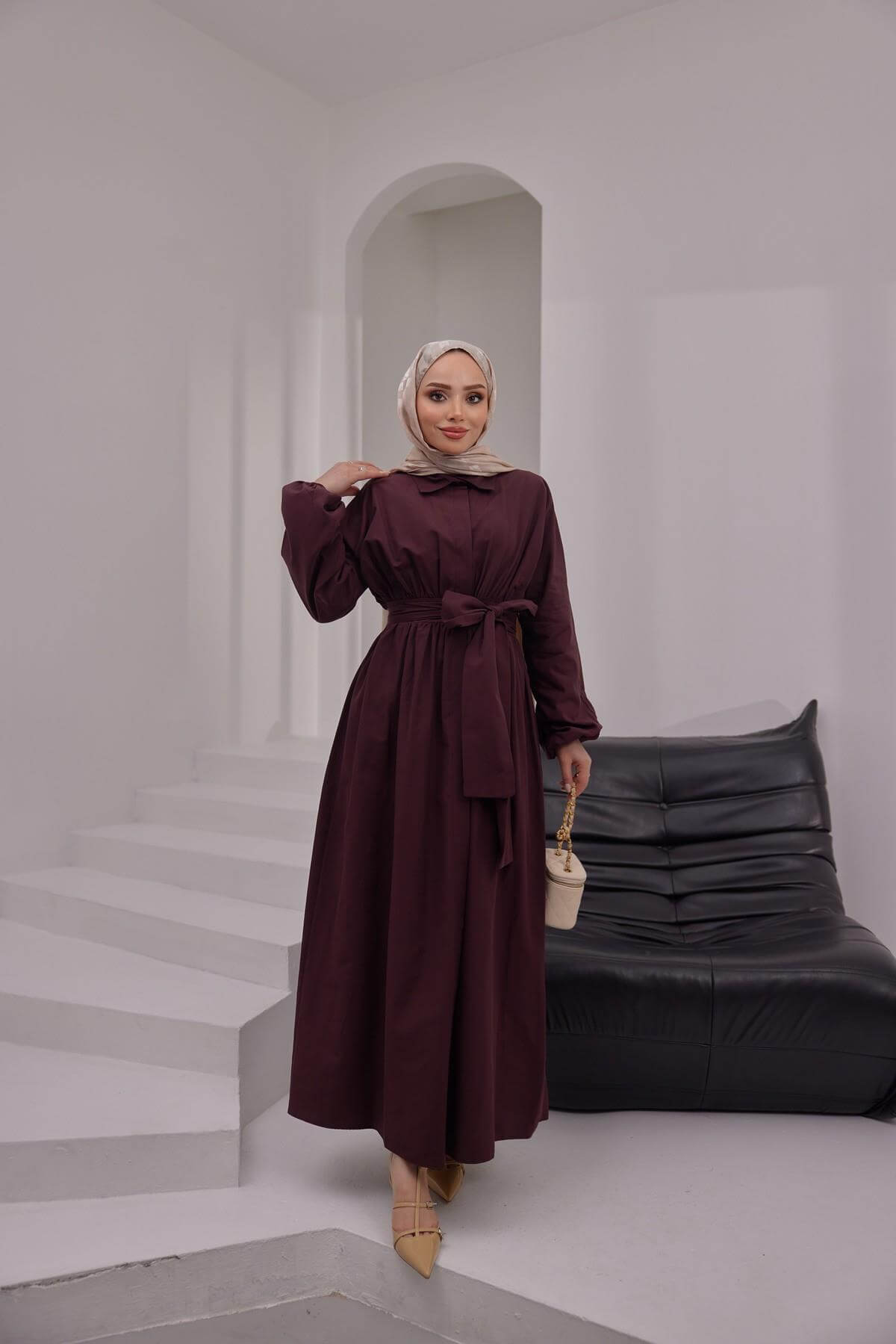 ELBİSE - BORDO