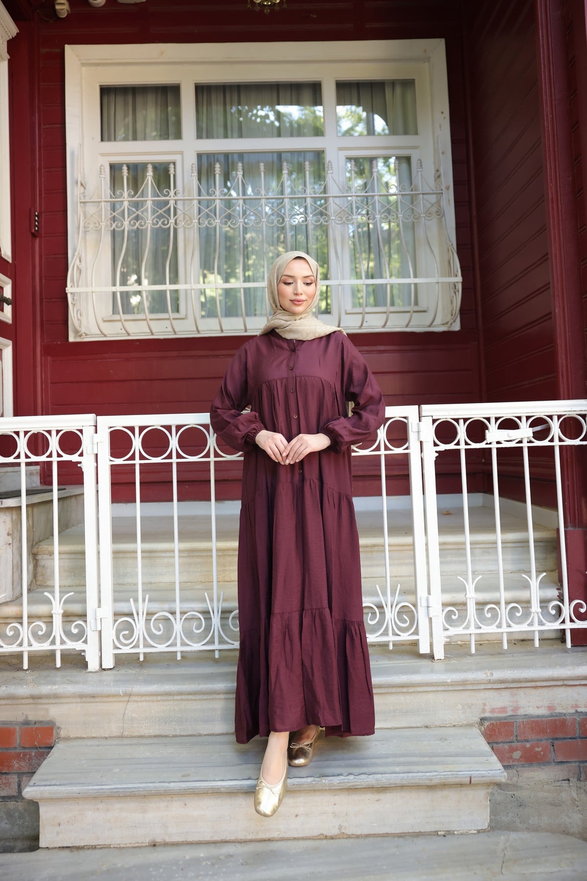 ELBİSE - BORDO