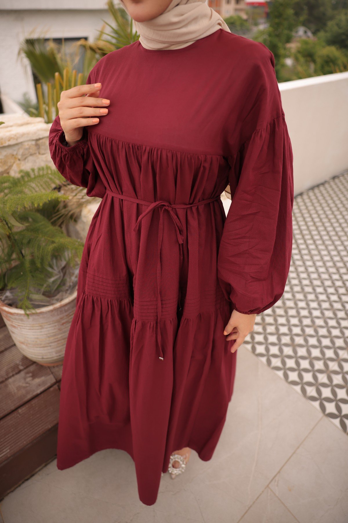 ELBİSE - BORDO