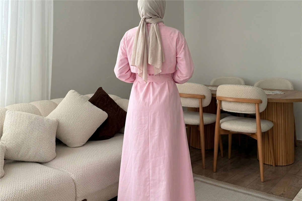 ELBİSE - PEMBE