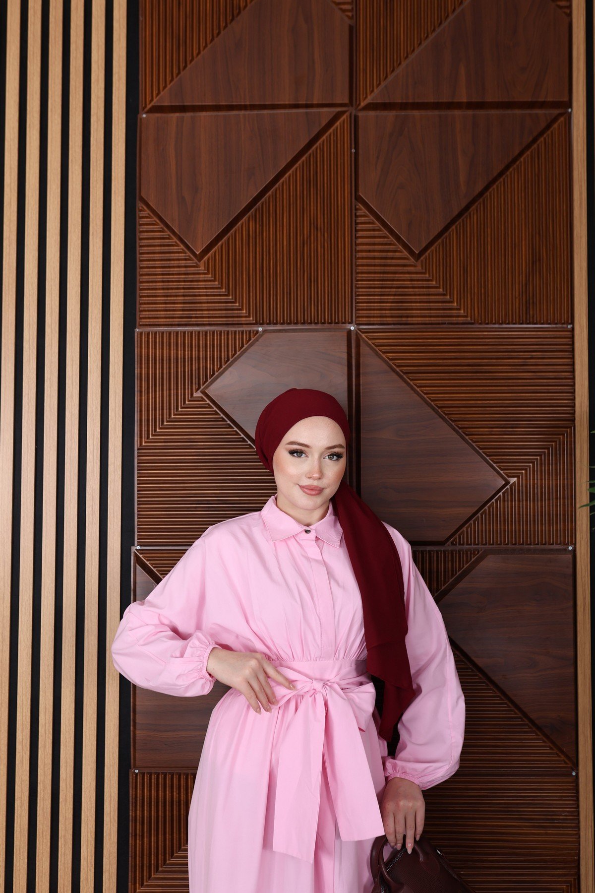 ELBİSE - PEMBE