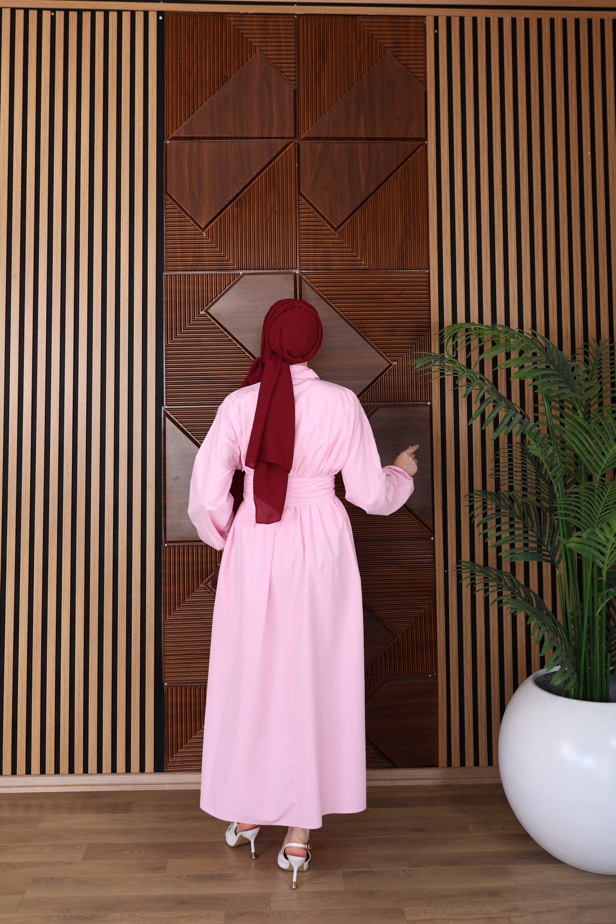 ELBİSE - PEMBE