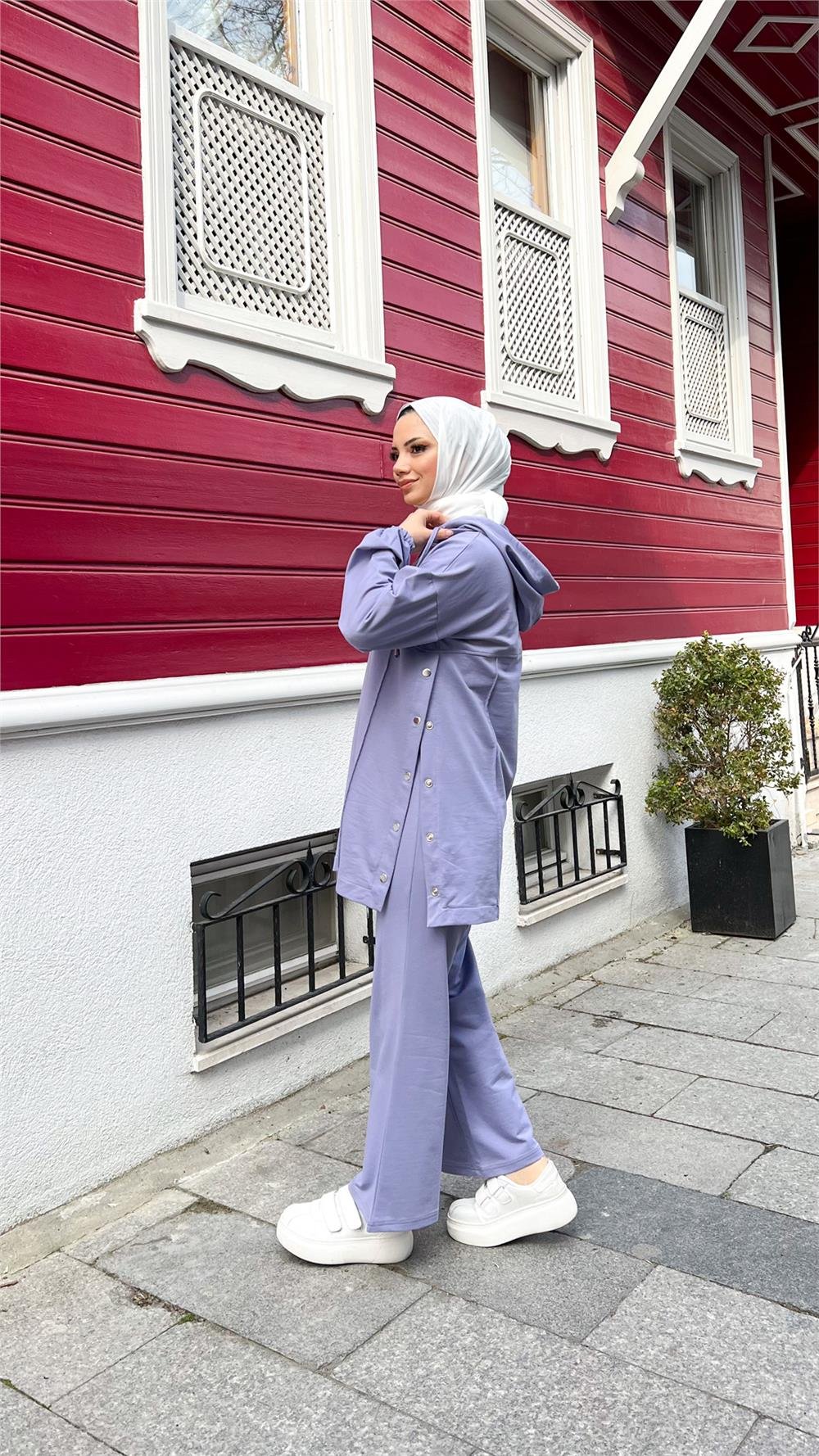 Eşofman Takımı - 71172 - Lila