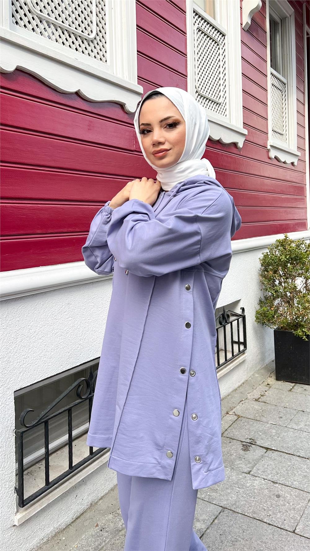 Eşofman Takımı - 71172 - Lila