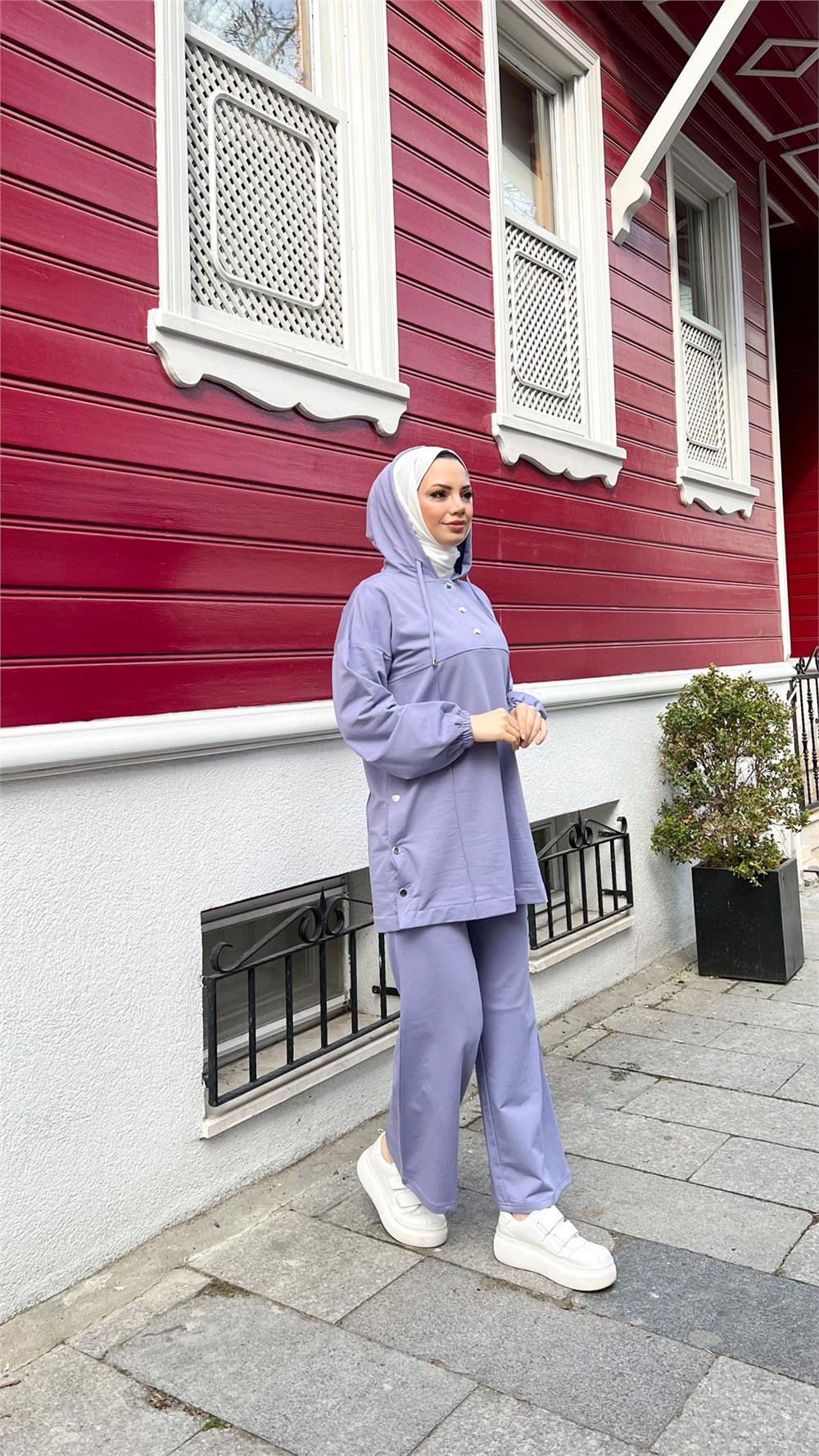 Eşofman Takımı - 71172 - Lila
