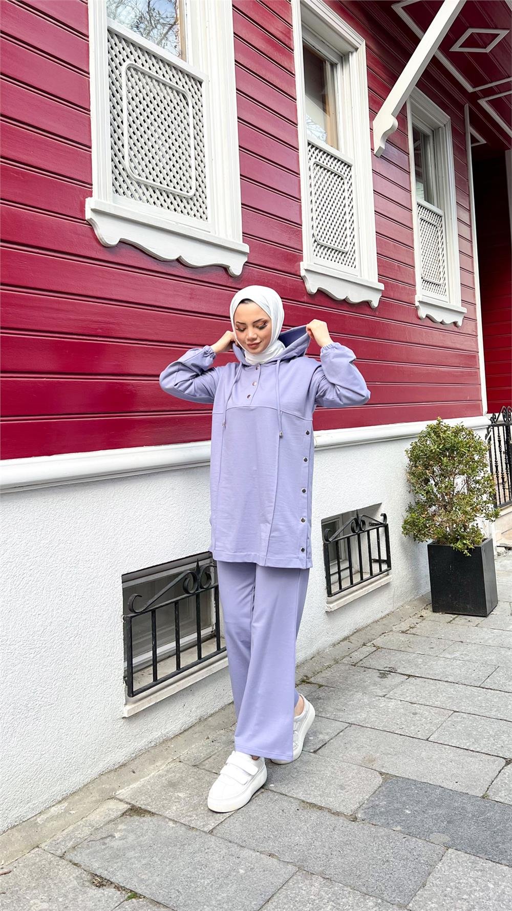 Eşofman Takımı - 71172 - Lila
