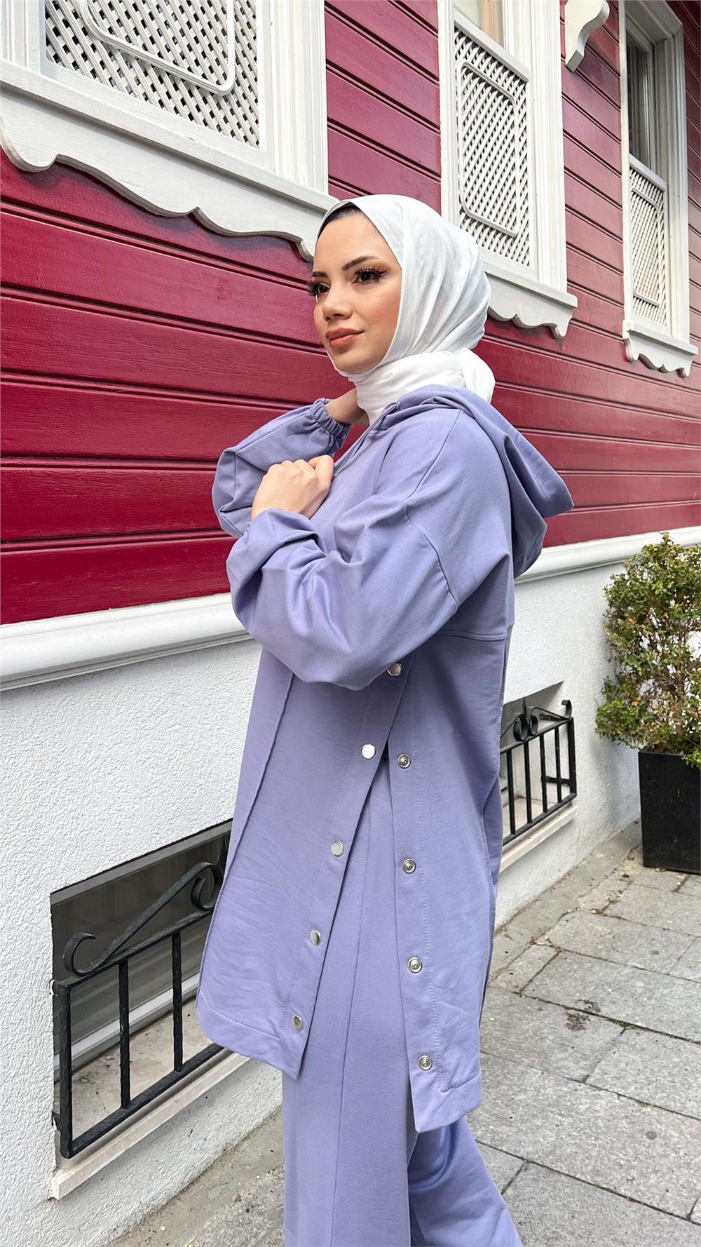 Eşofman Takımı - 71172 - Lila