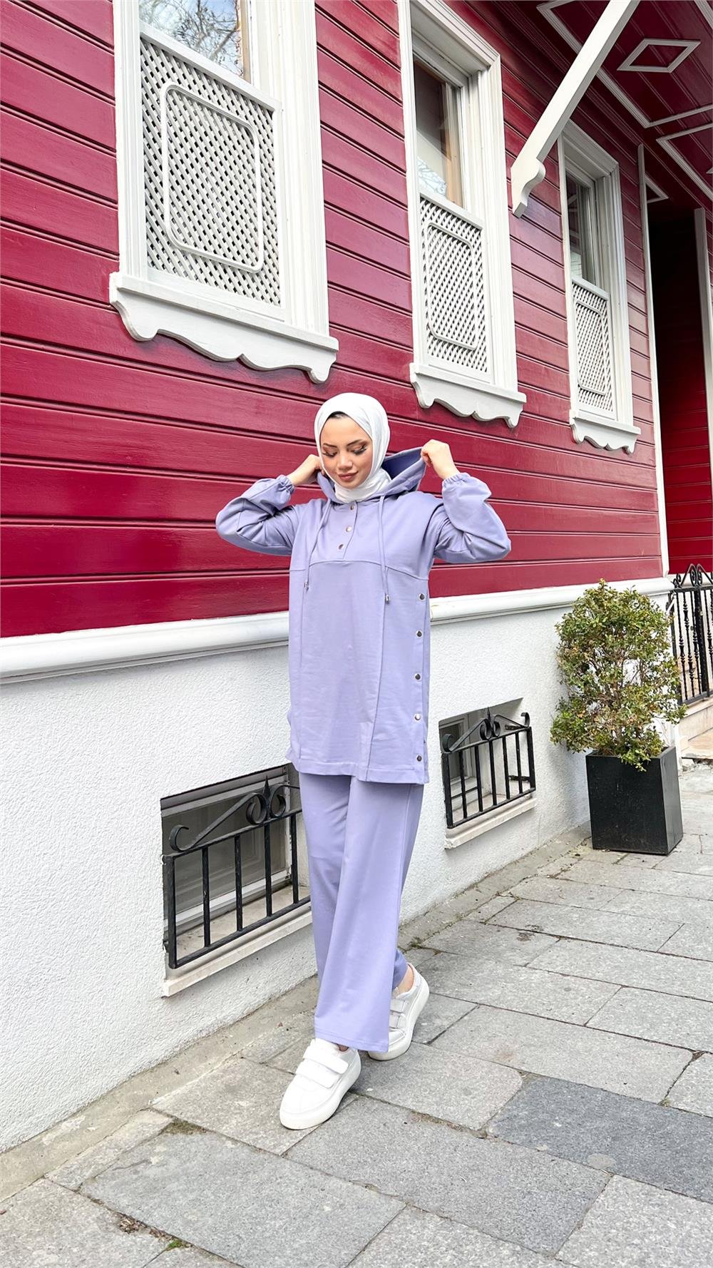 Eşofman Takımı - 71172 - Lila