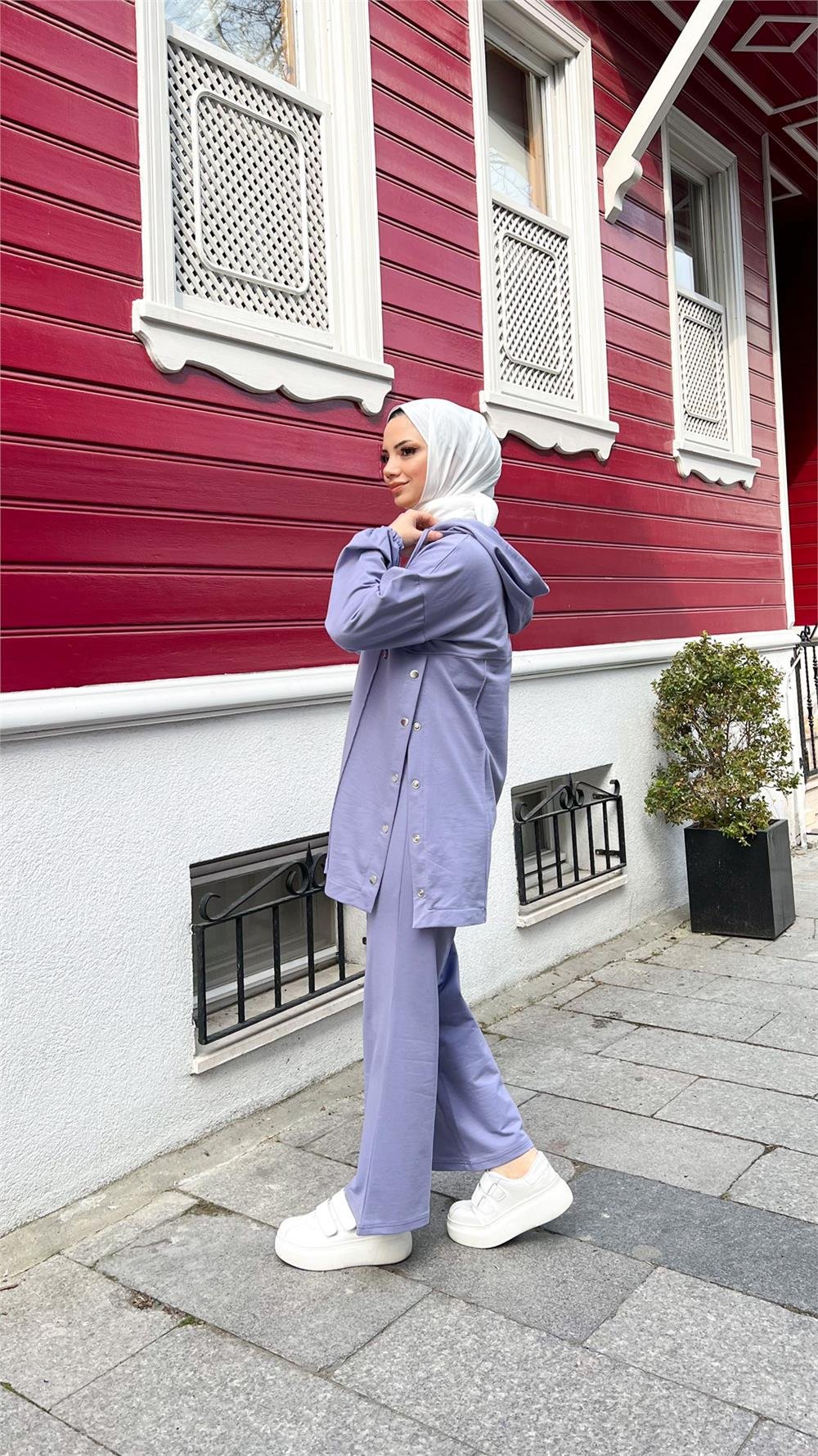 Eşofman Takımı - 71172 - Lila