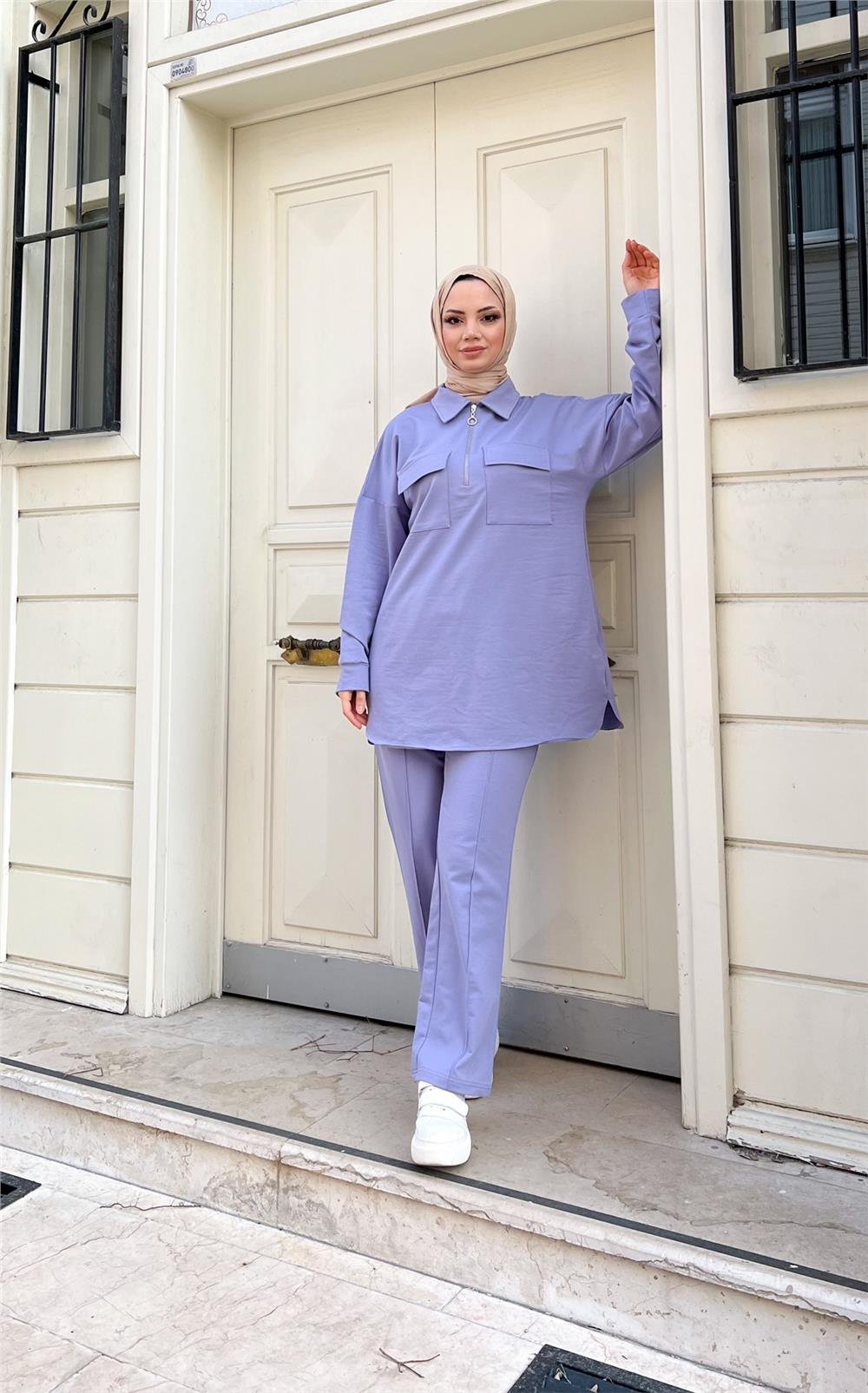 Eşofman Takımı - 71173 - Lila