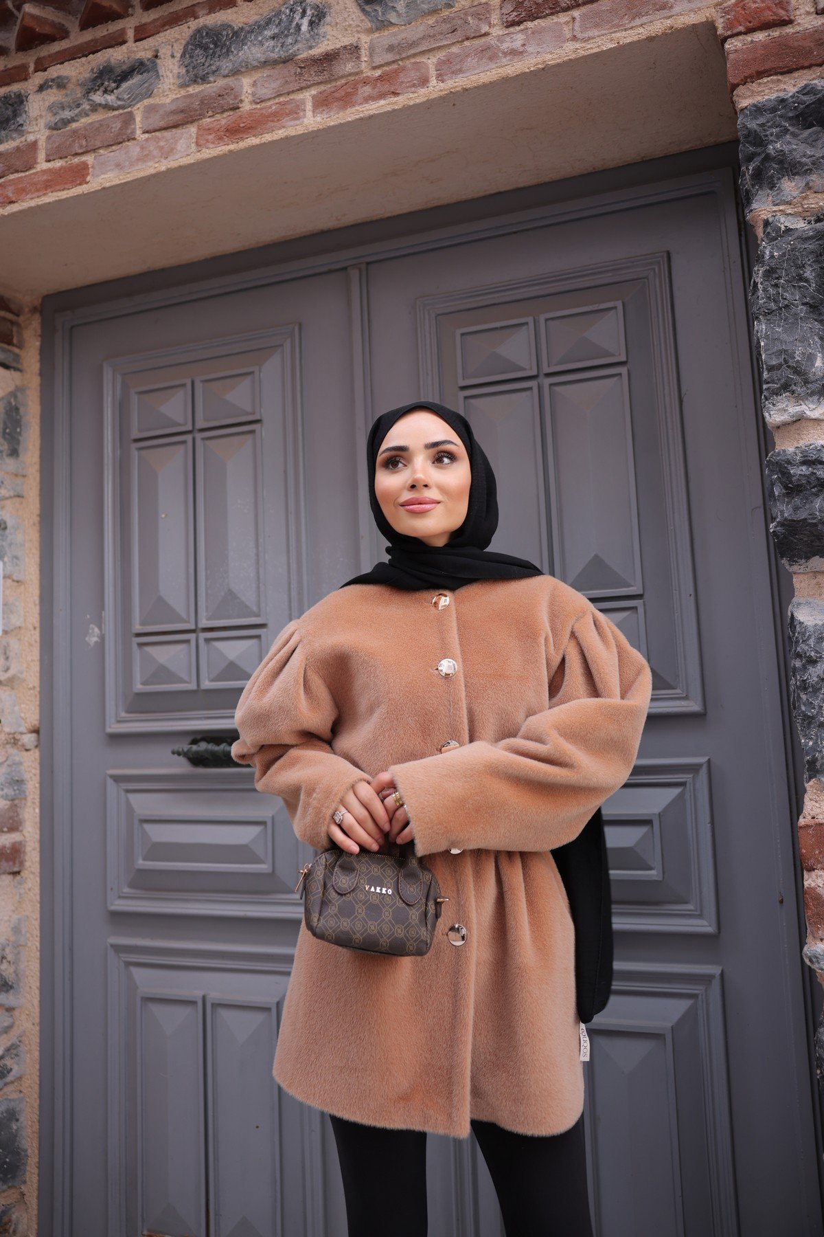 FOK KAŞE CEKET - CAMEL