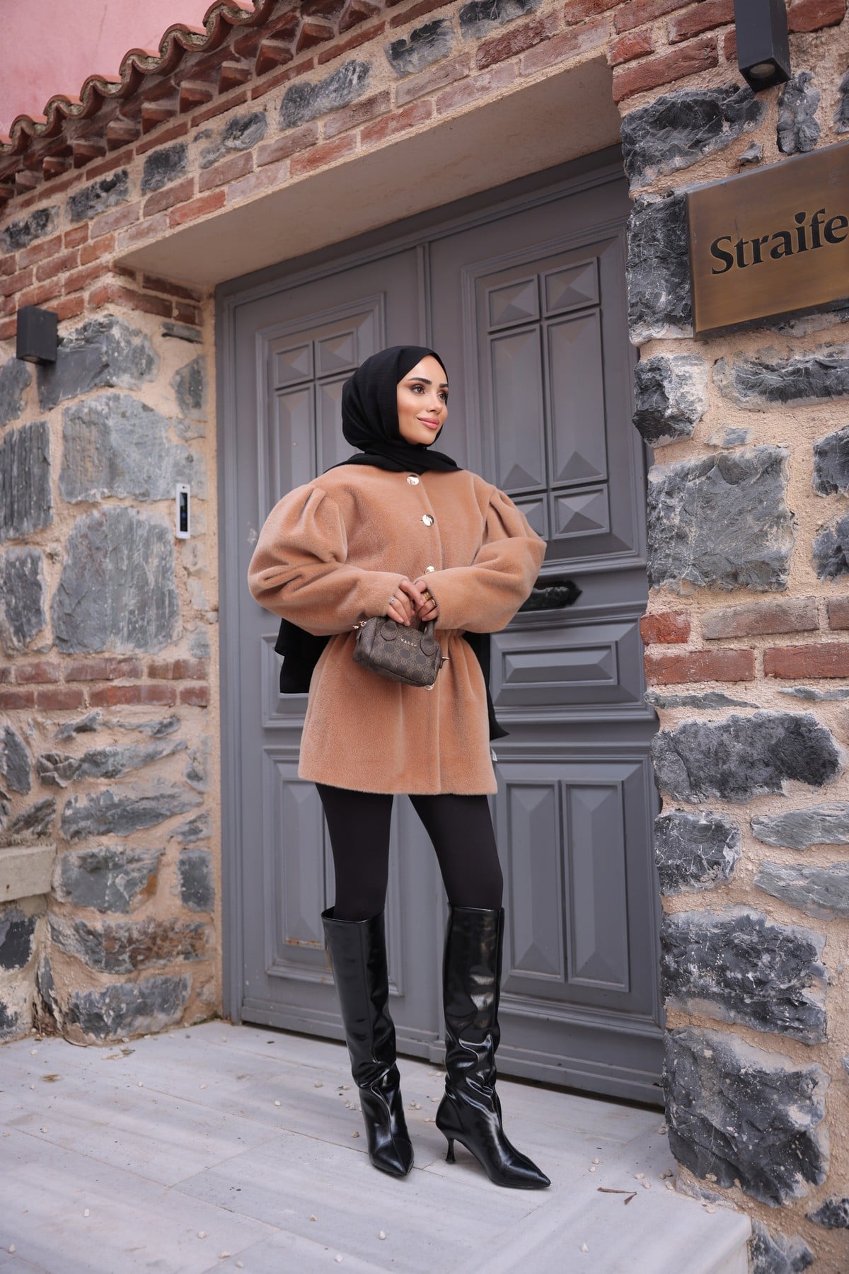 FOK KAŞE CEKET - CAMEL