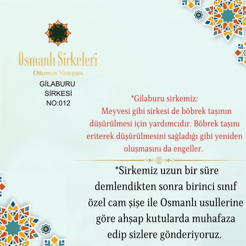 Geleneksel - 01. Gilaburu Sirkesi - 500 ml