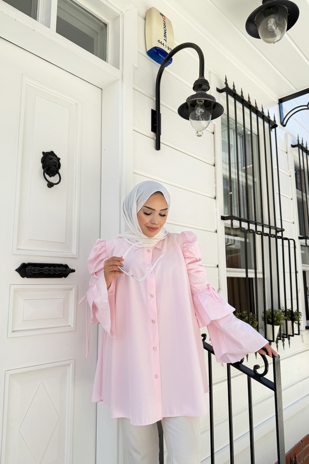 GÖMLEK - PEMBE