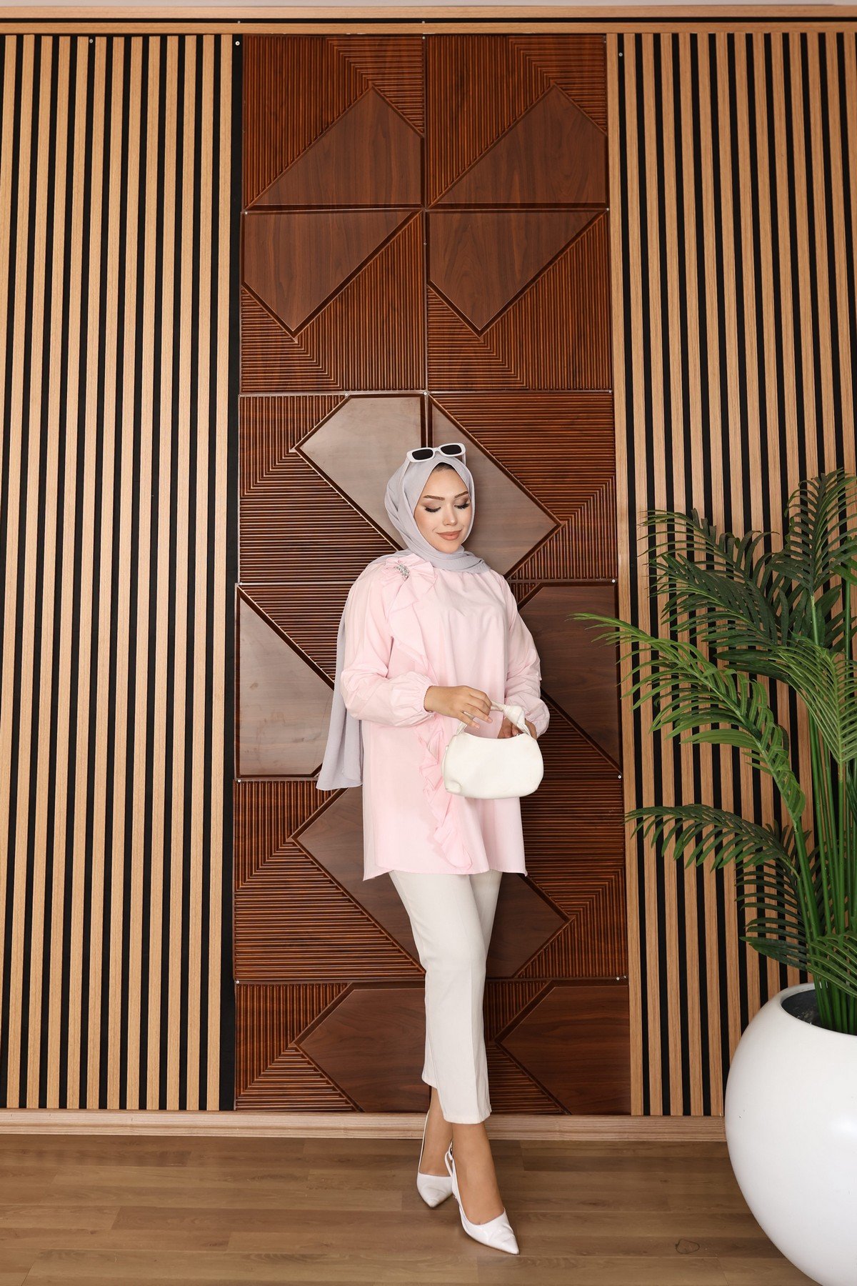 GÖMLEK - PEMBE