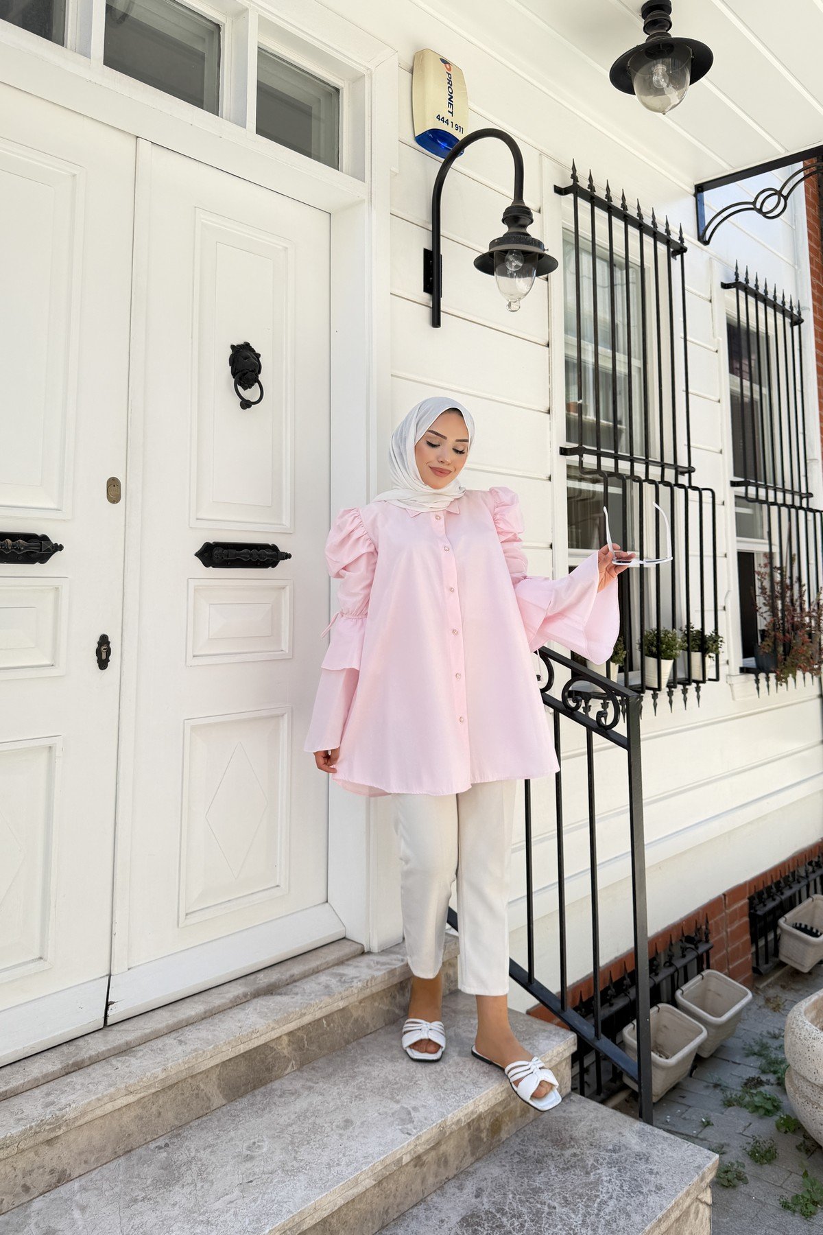 GÖMLEK - PEMBE