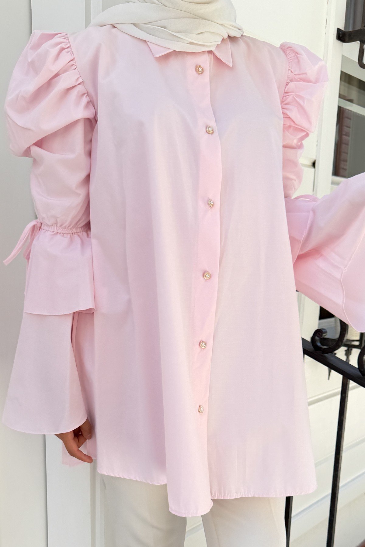 GÖMLEK - PEMBE