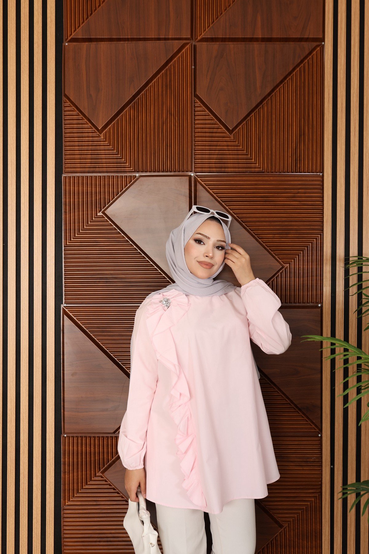 GÖMLEK - PEMBE