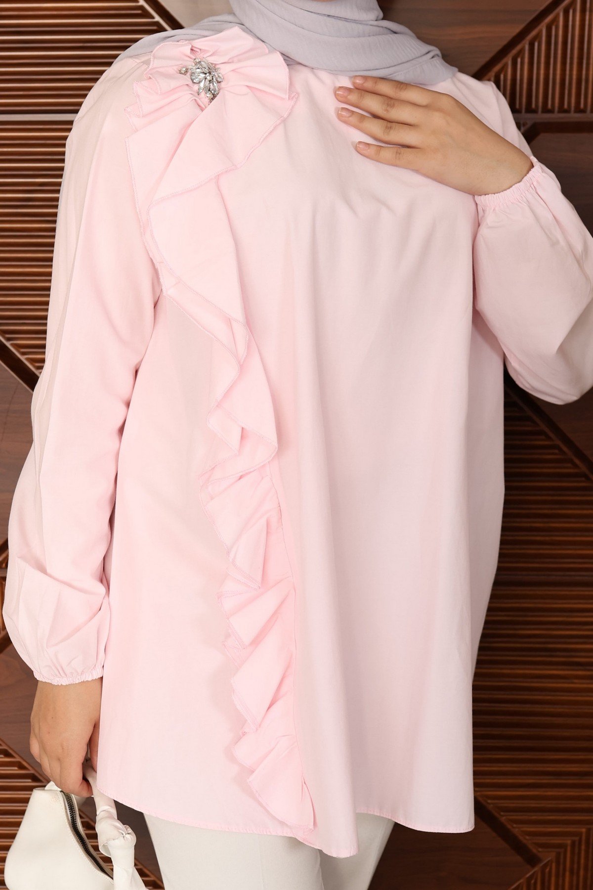 GÖMLEK - PEMBE