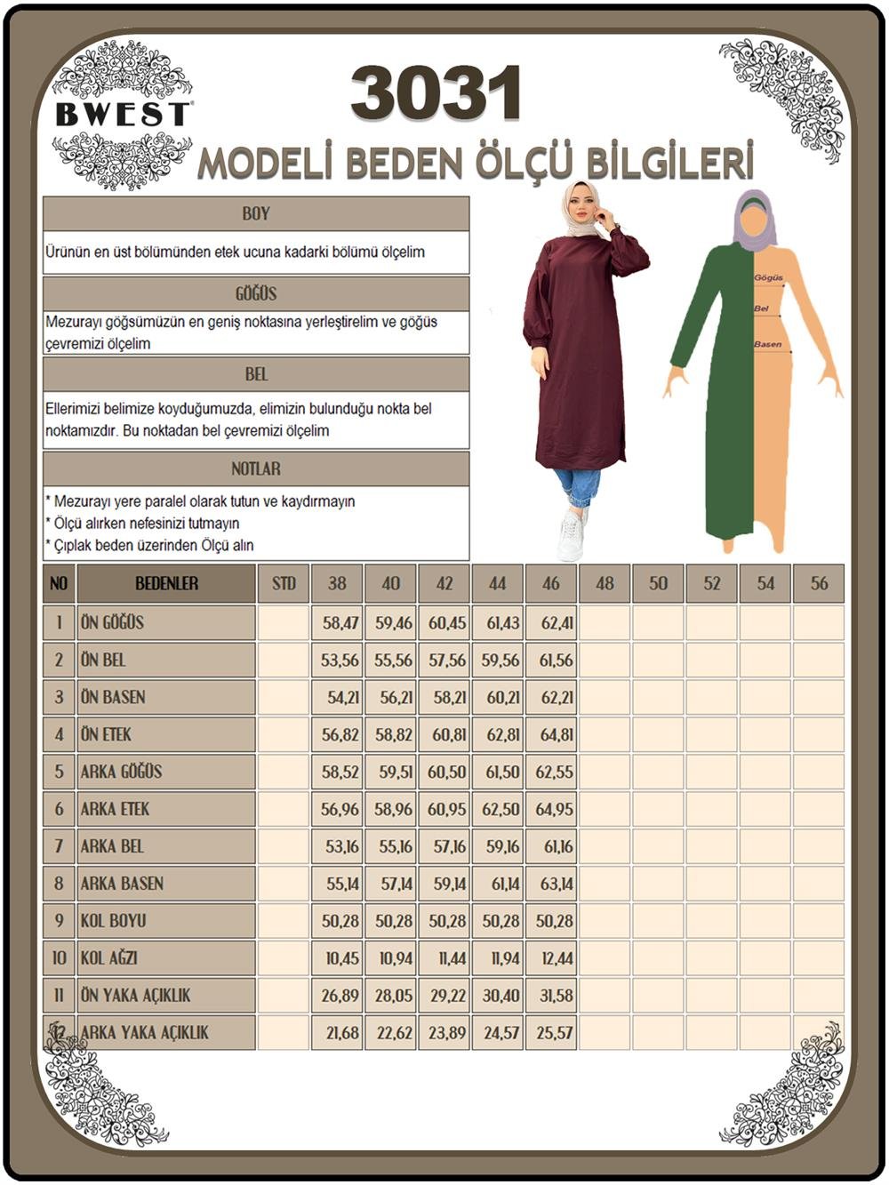 Hira Balon Kol Midi Boy Sade Basic Sweatshirt - 3031 - Çağla Yeşili