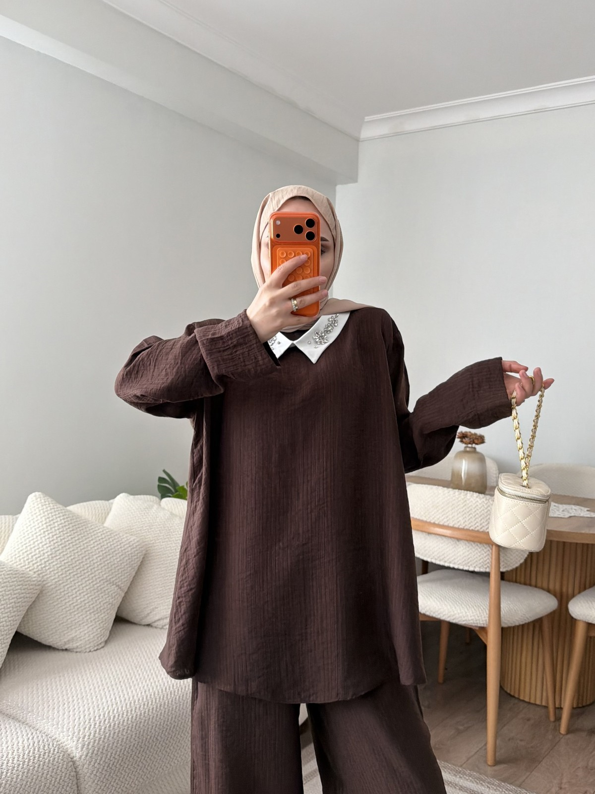 İKİLİ TAKIM - KAHVERENGİ