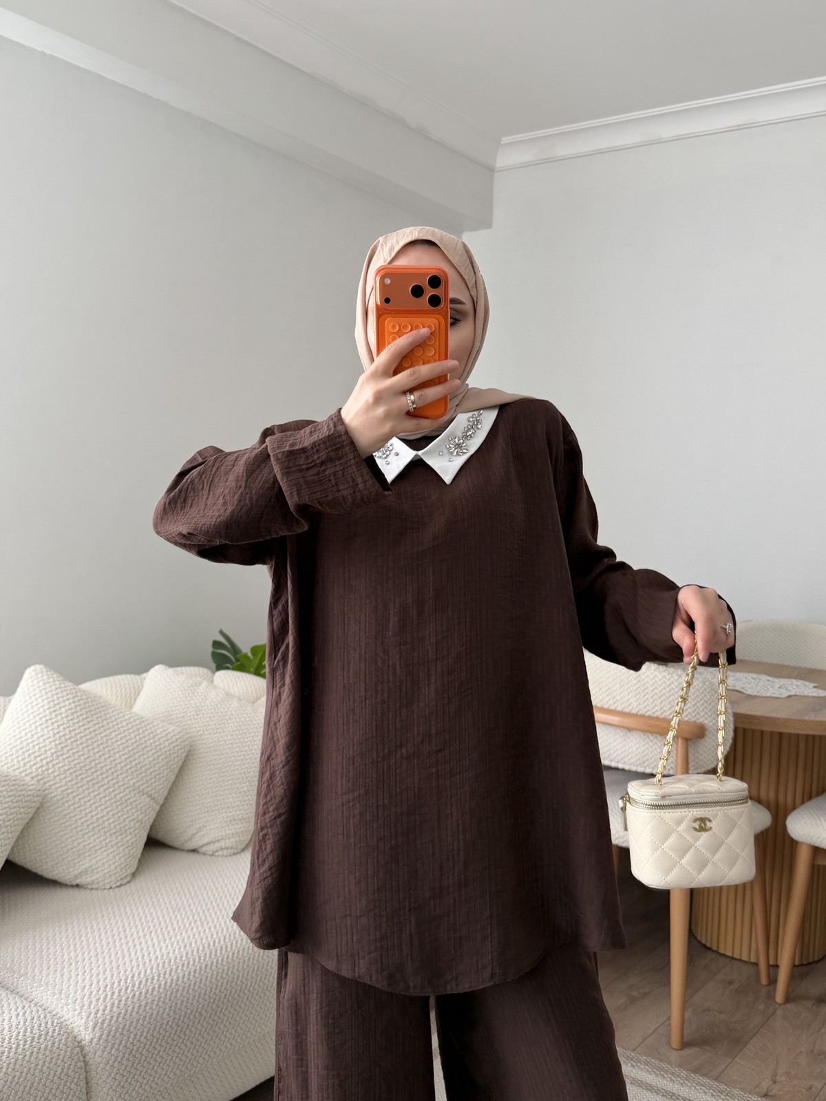 İKİLİ TAKIM - KAHVERENGİ