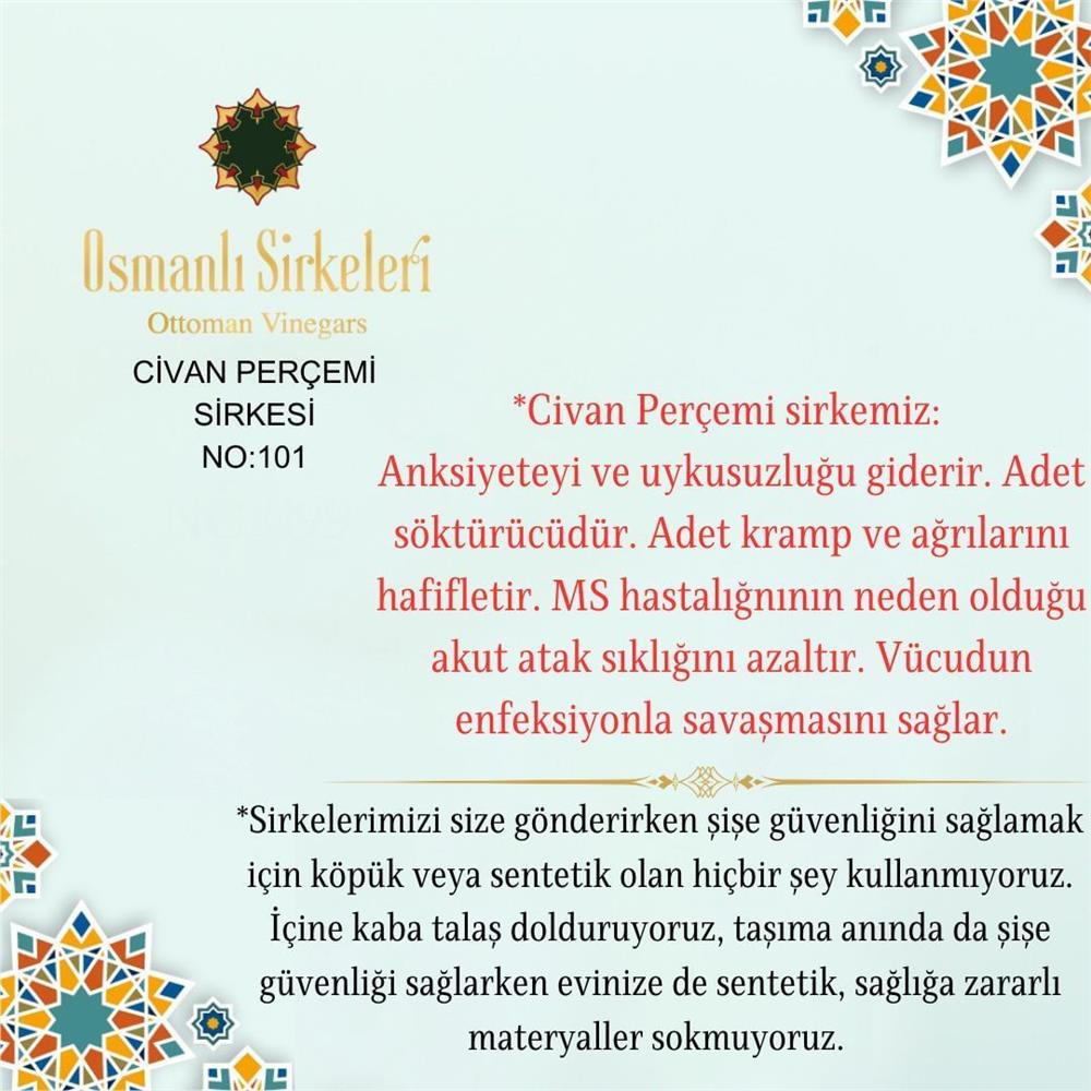 İnfüzyon - 03. Civan Perçemi Sirkesi - 500 ml
