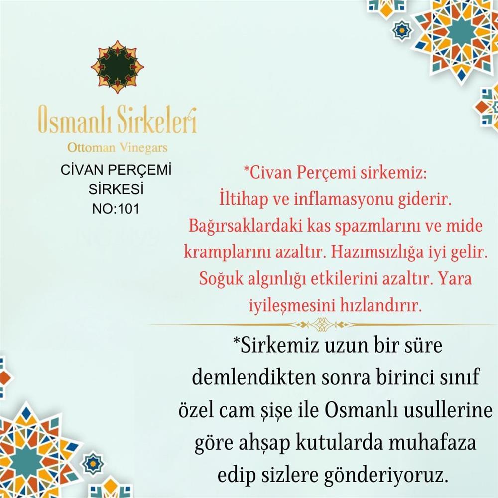 İnfüzyon - 03. Civan Perçemi Sirkesi - 500 ml
