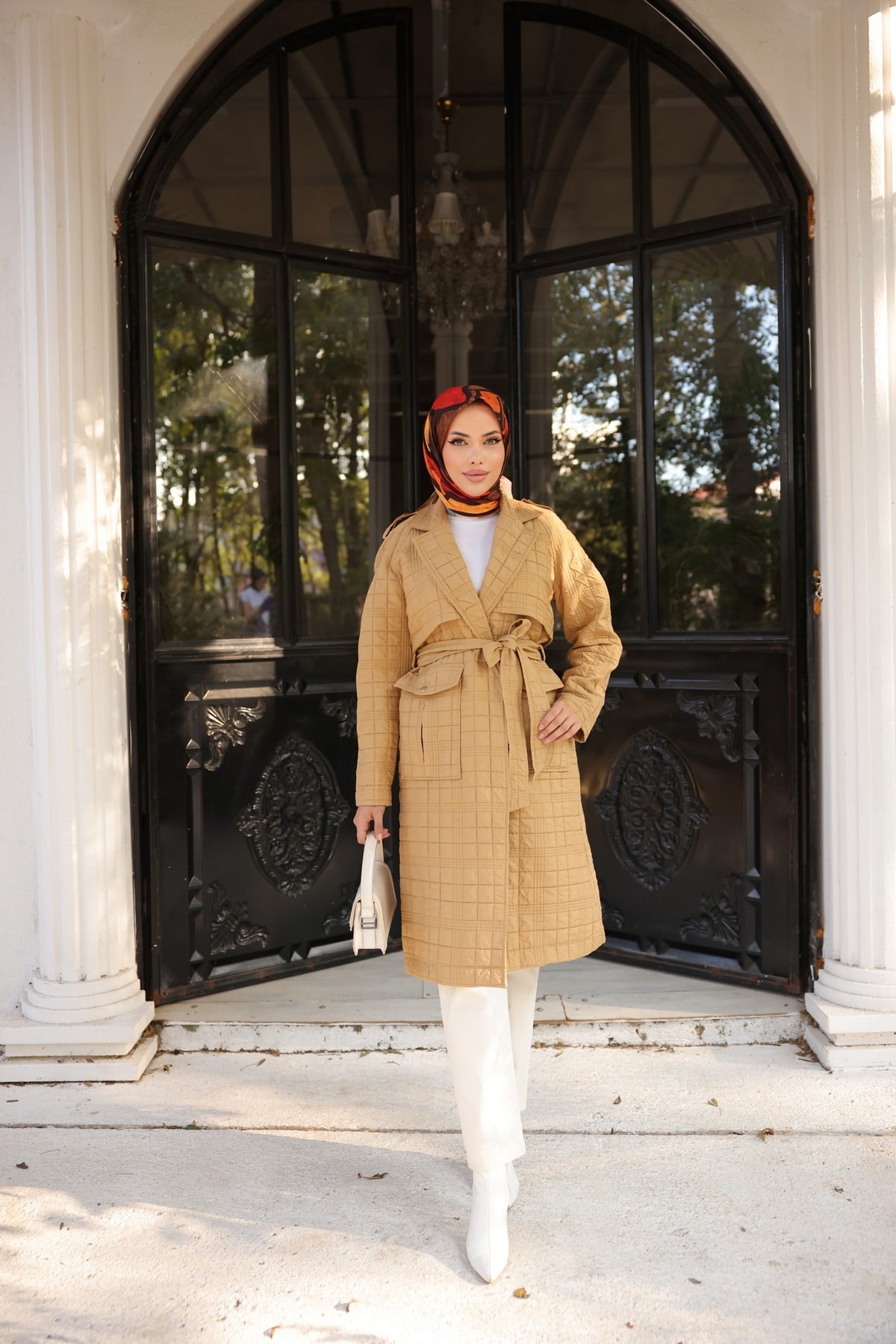 KAPİTONE TRENÇKOT - CAMEL