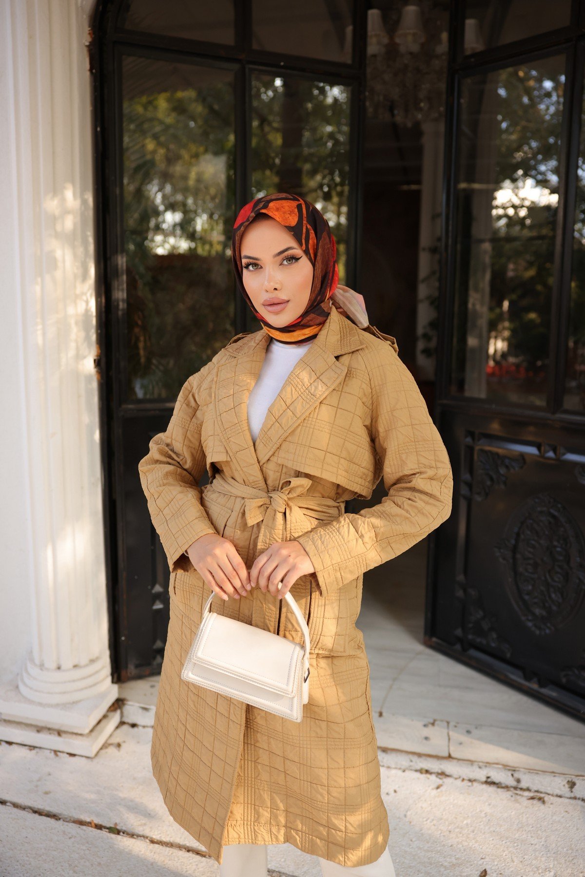 KAPİTONE TRENÇKOT - CAMEL