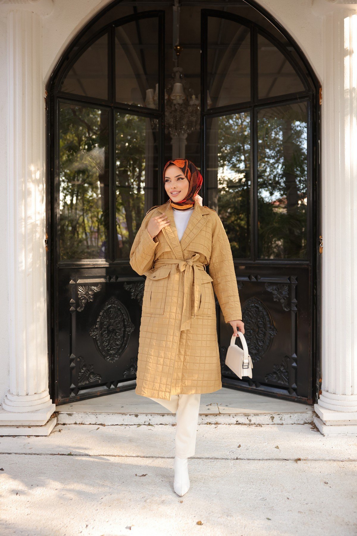KAPİTONE TRENÇKOT - CAMEL