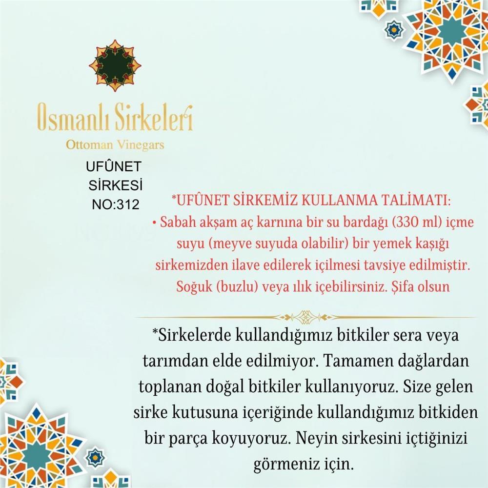 Karışım İnfüzyon - 04. Ufûnet Sirkesi  - 500 ml