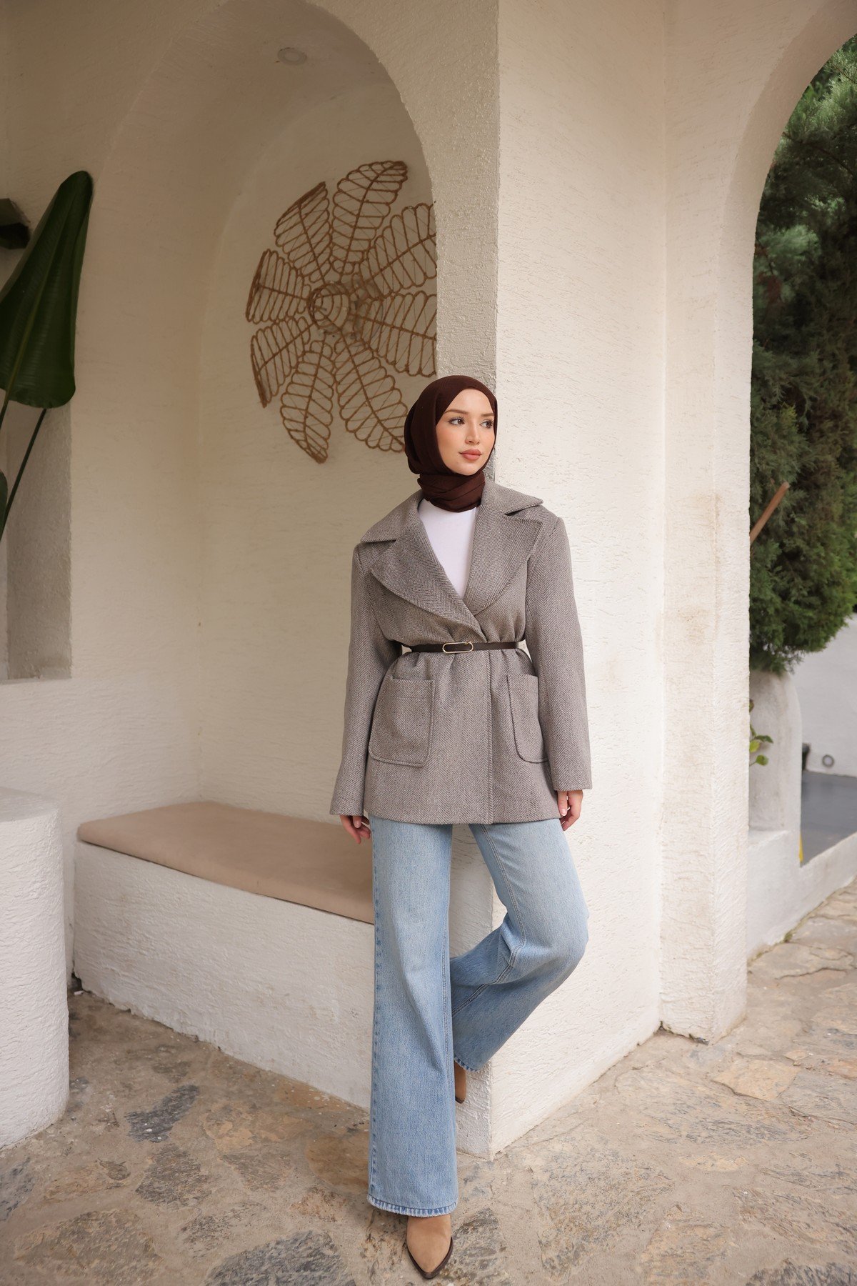 KAŞE KABAN - KAHVERENGİ