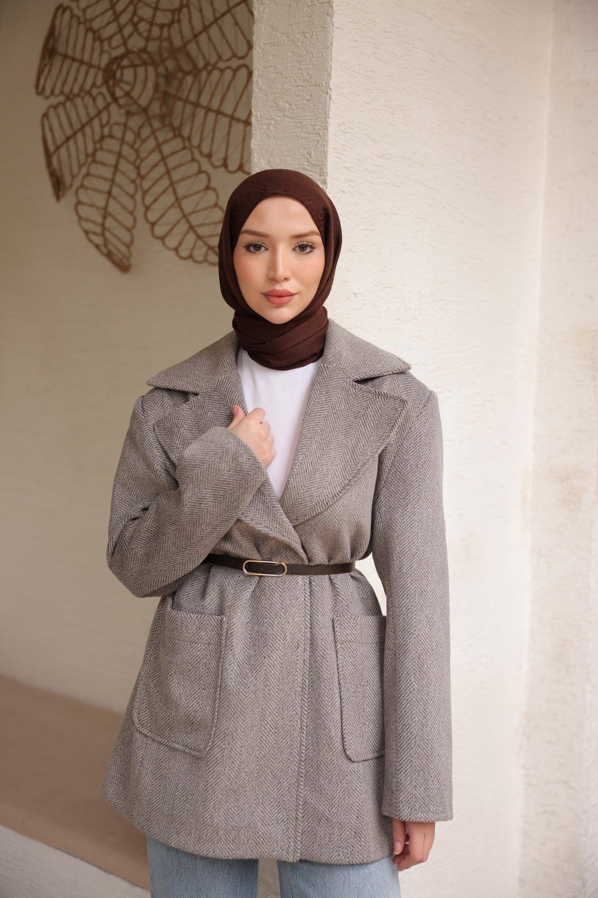 KAŞE KABAN - KAHVERENGİ