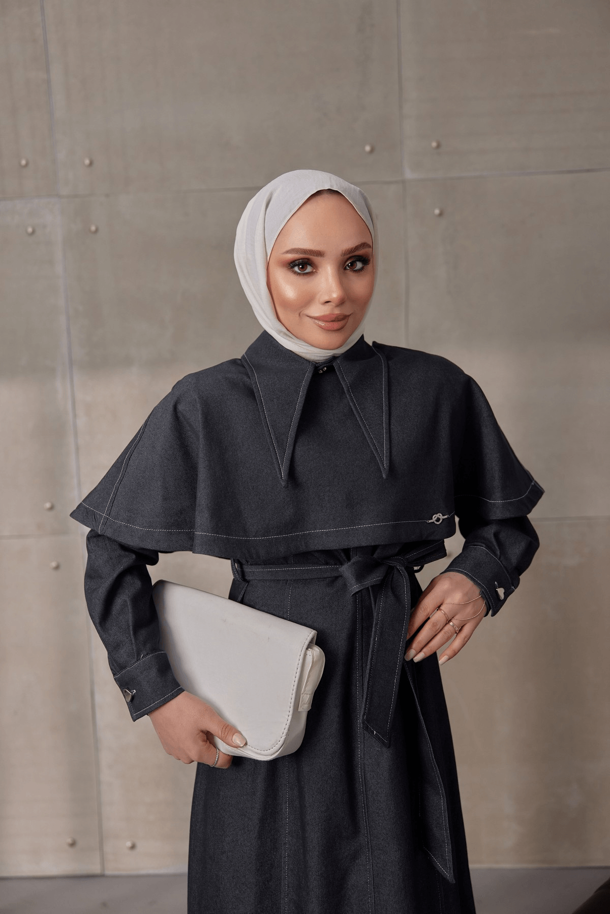 KOT ELBİSE - LACİVERT