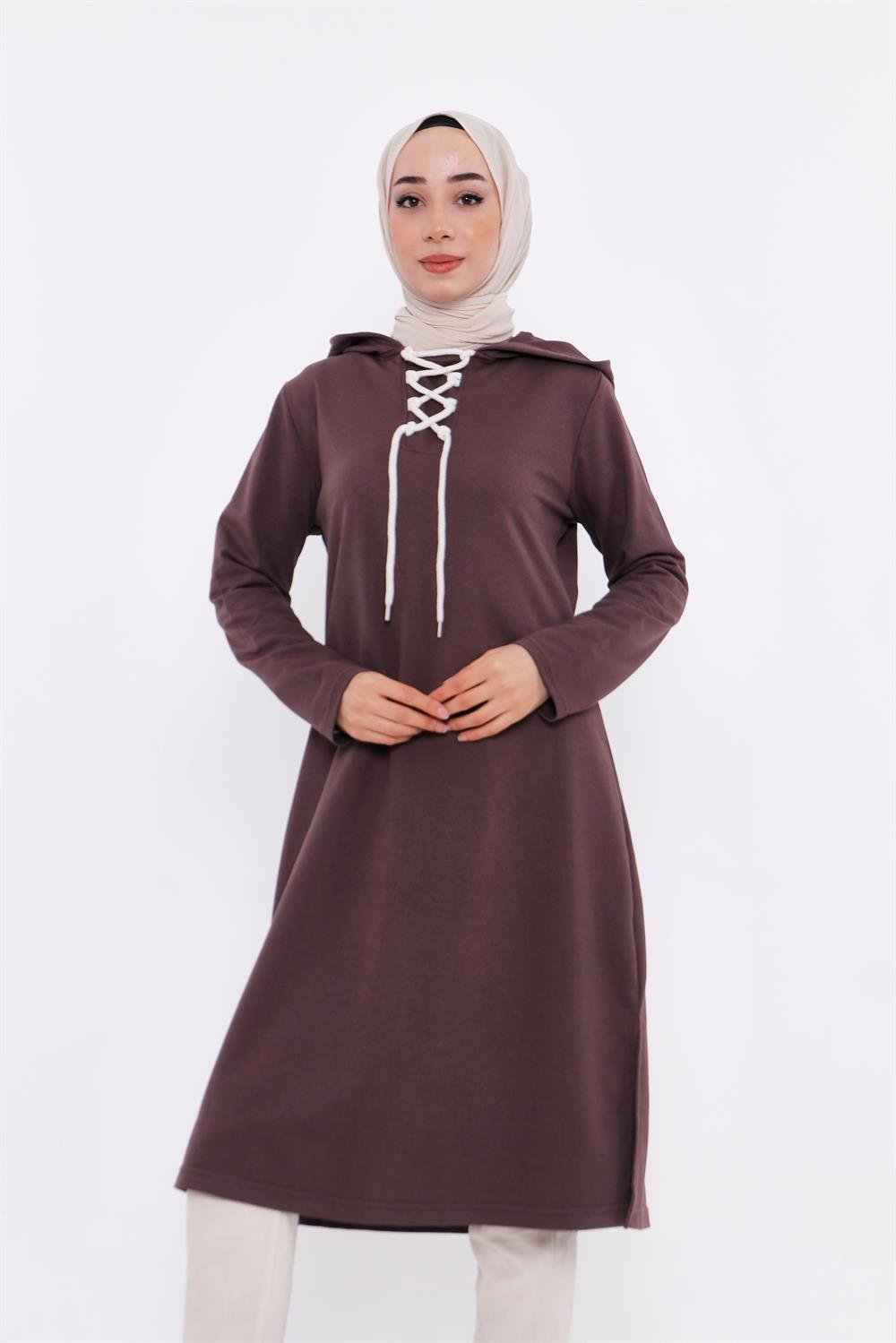 Midi Boy Sweatshirt Kahve