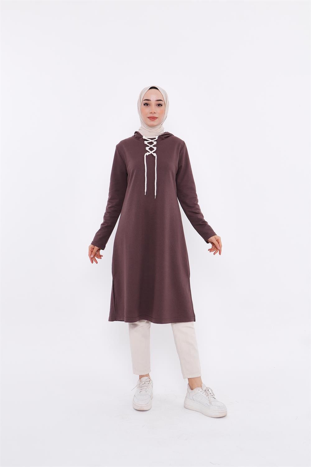 Midi Boy Sweatshirt Kahve