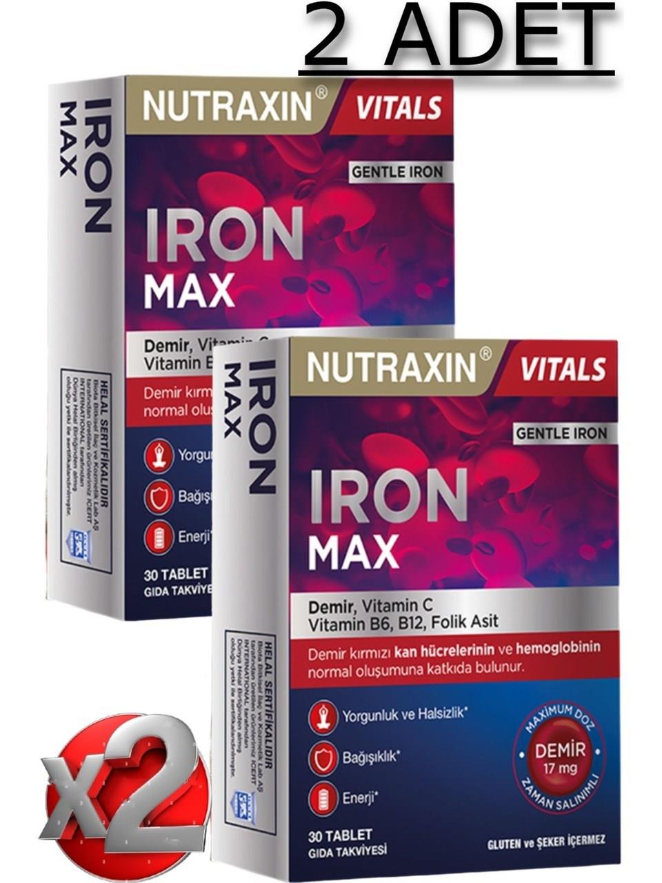 Nutraxin Iron Max 17 mg 30 Tablet
