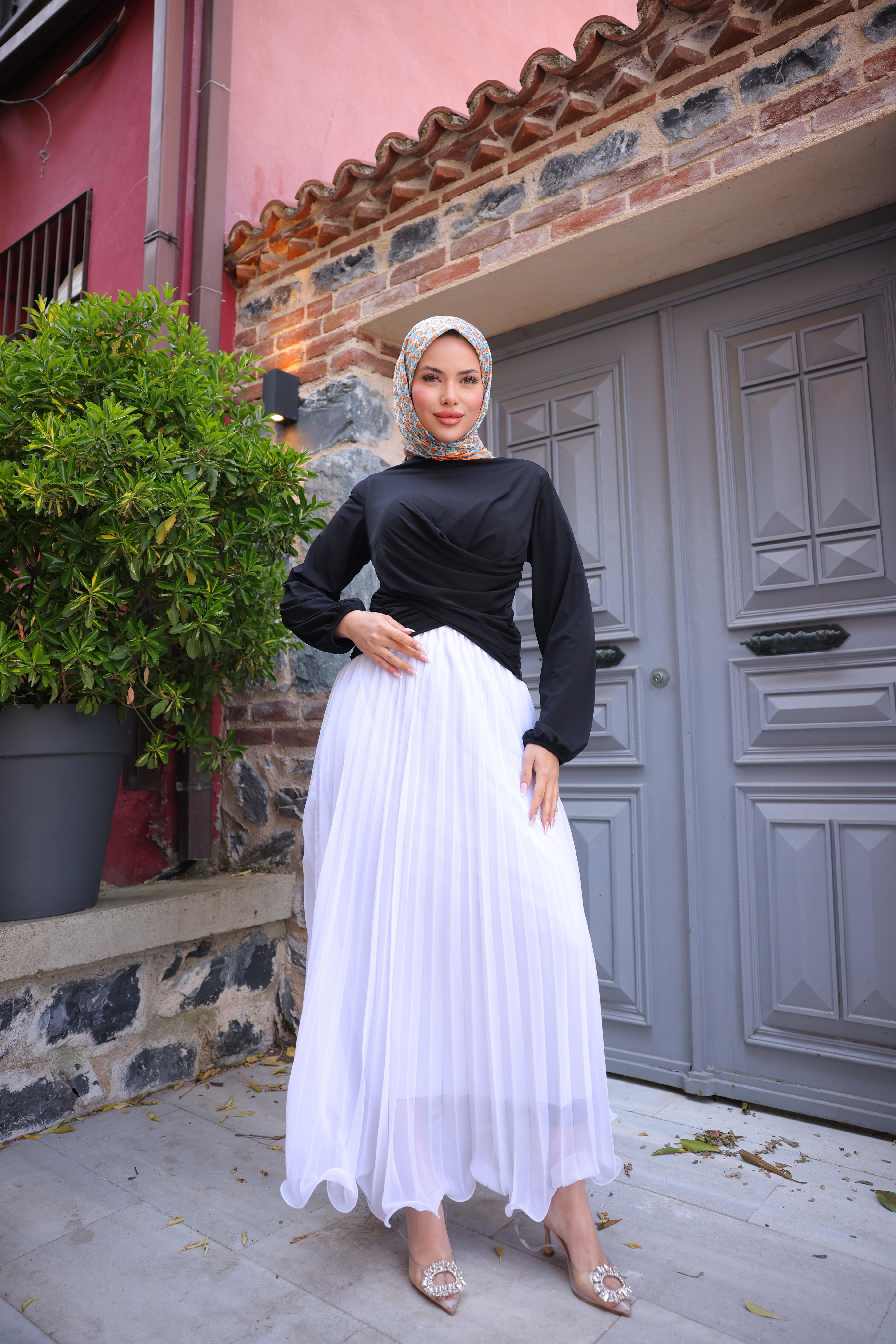 SANDY BLUZ - SİYAH