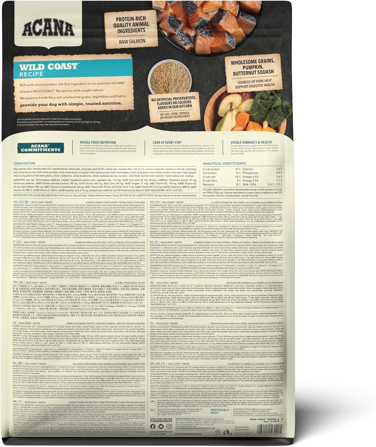 Acana Classics Wild Coast Köpek Maması 2 kg
