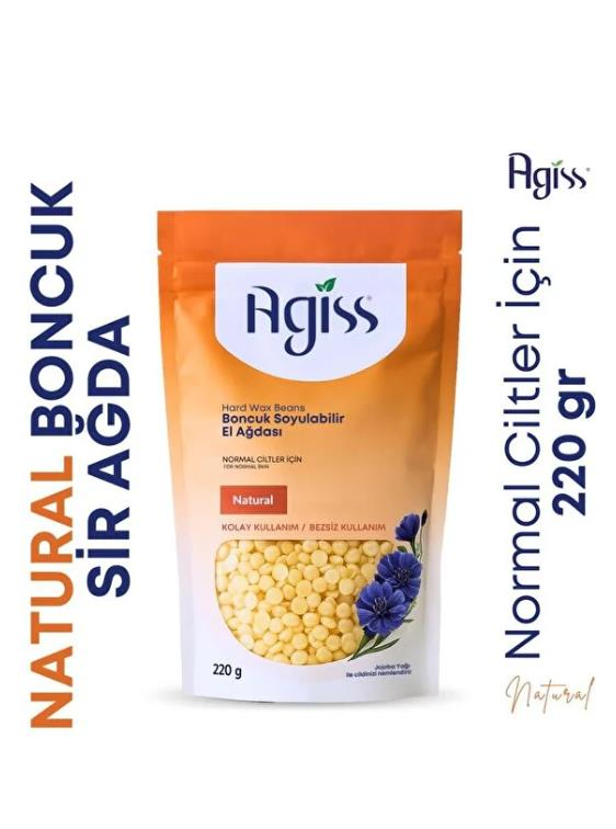 Agiss Natural Normal Ciltler 220 gr Boncuk Ağda