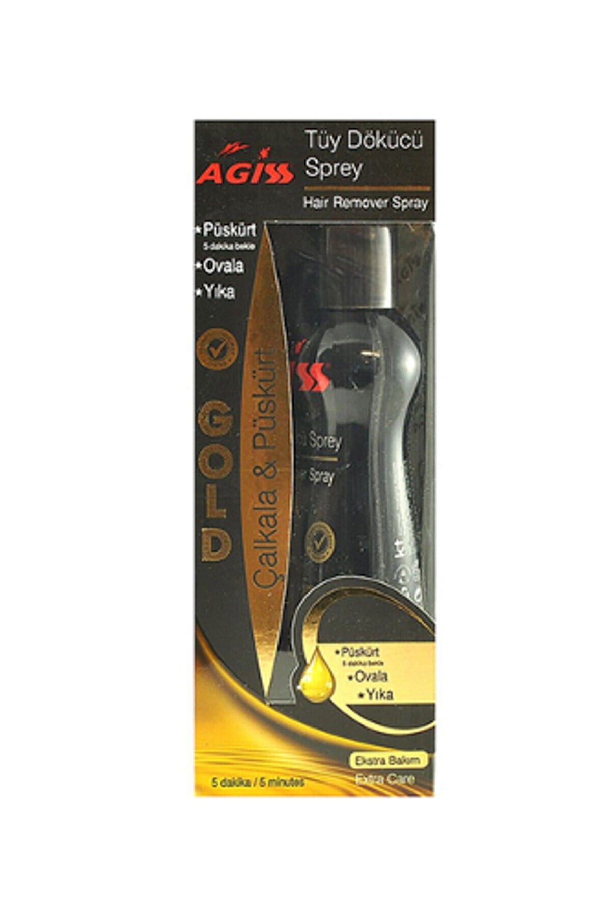 Agiss Tüy Dökücü Krem Sprey 175ml Gold