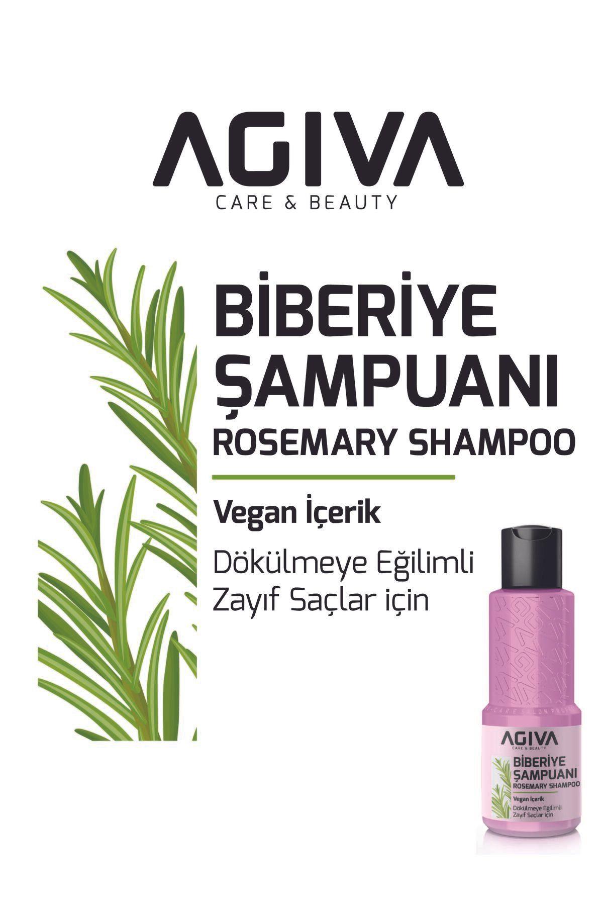 Agiva Biberiye Şampuanı, Dökülme Karşıtı ve Hızlı Saç Uzatma Etkili 100 ml