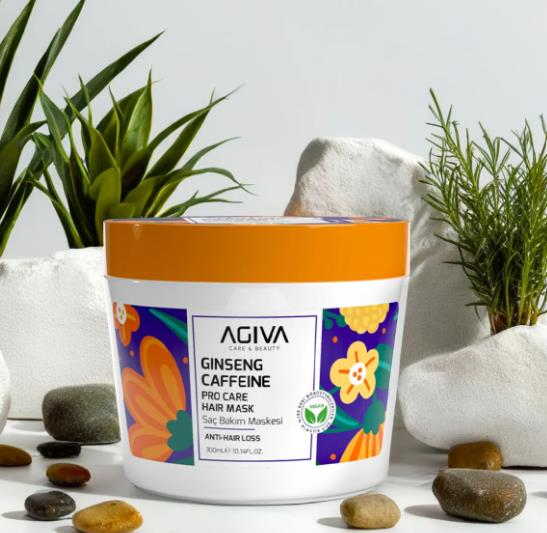 Agiva Caffeine Ginseng Pro Care Saç Dökülmesine Karşı Bakım Maskesi 300 ml