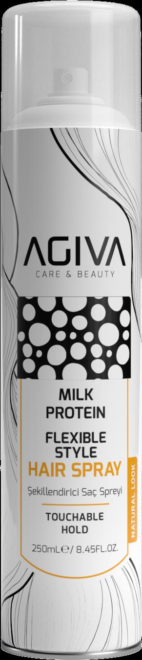 Agiva Milk Protein Saç Bakım Spreyi – Kuru ve Yıpranmış Saçlar İçin Onarıcı Bakım 250 ml