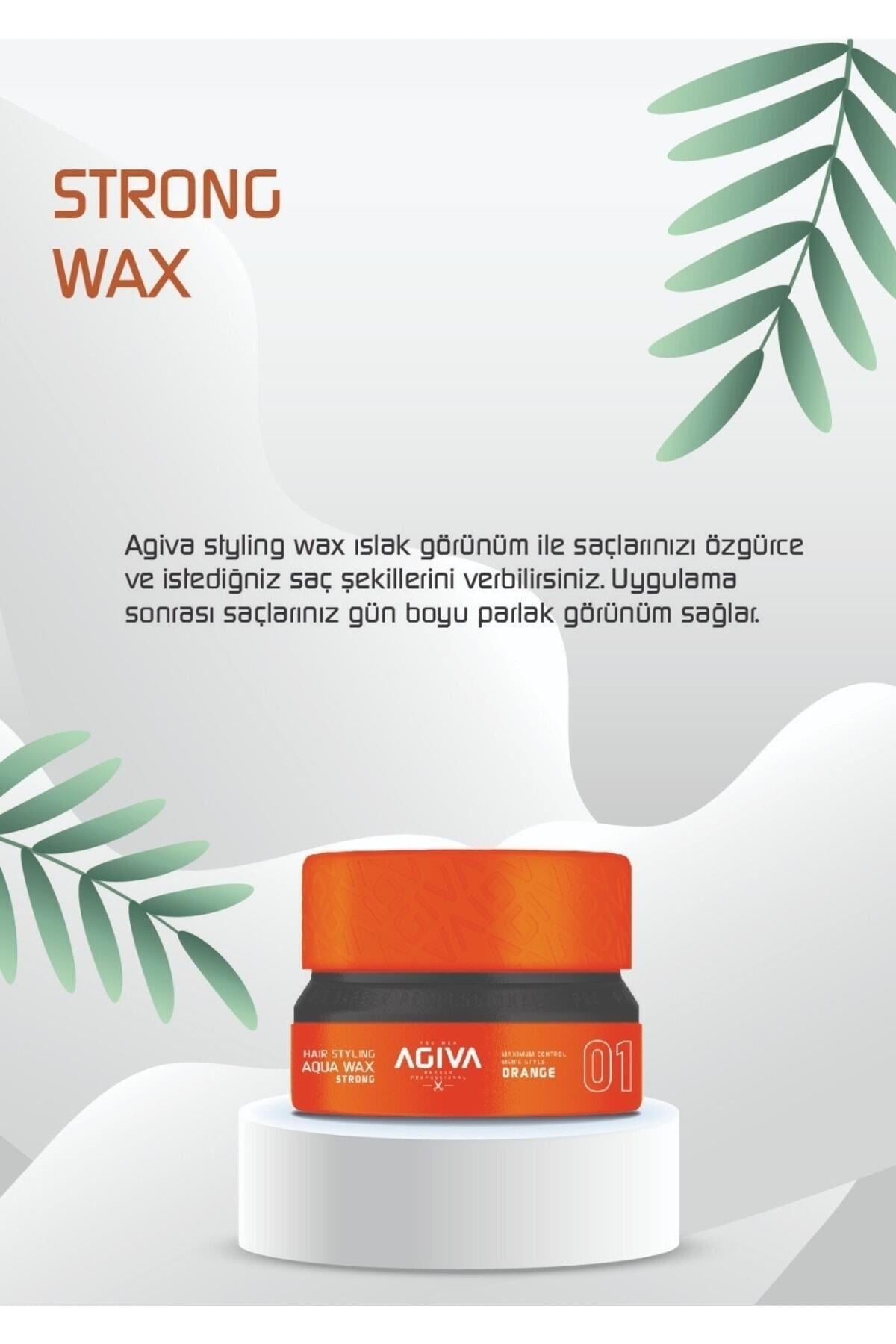 Agiva Wax 155 ml 01 (Strong) Turuncu 