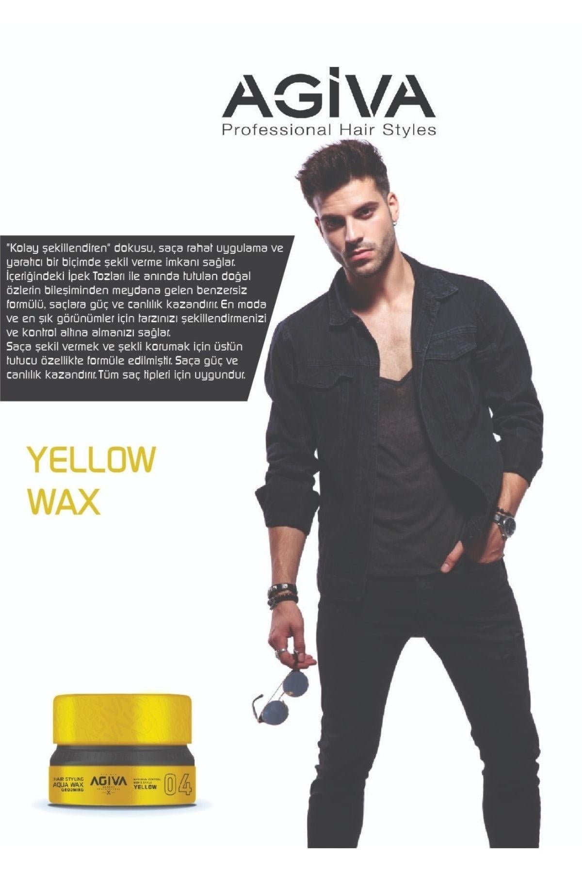 Agiva Wax 155 ml 04 (Grroomıng) Sarı 