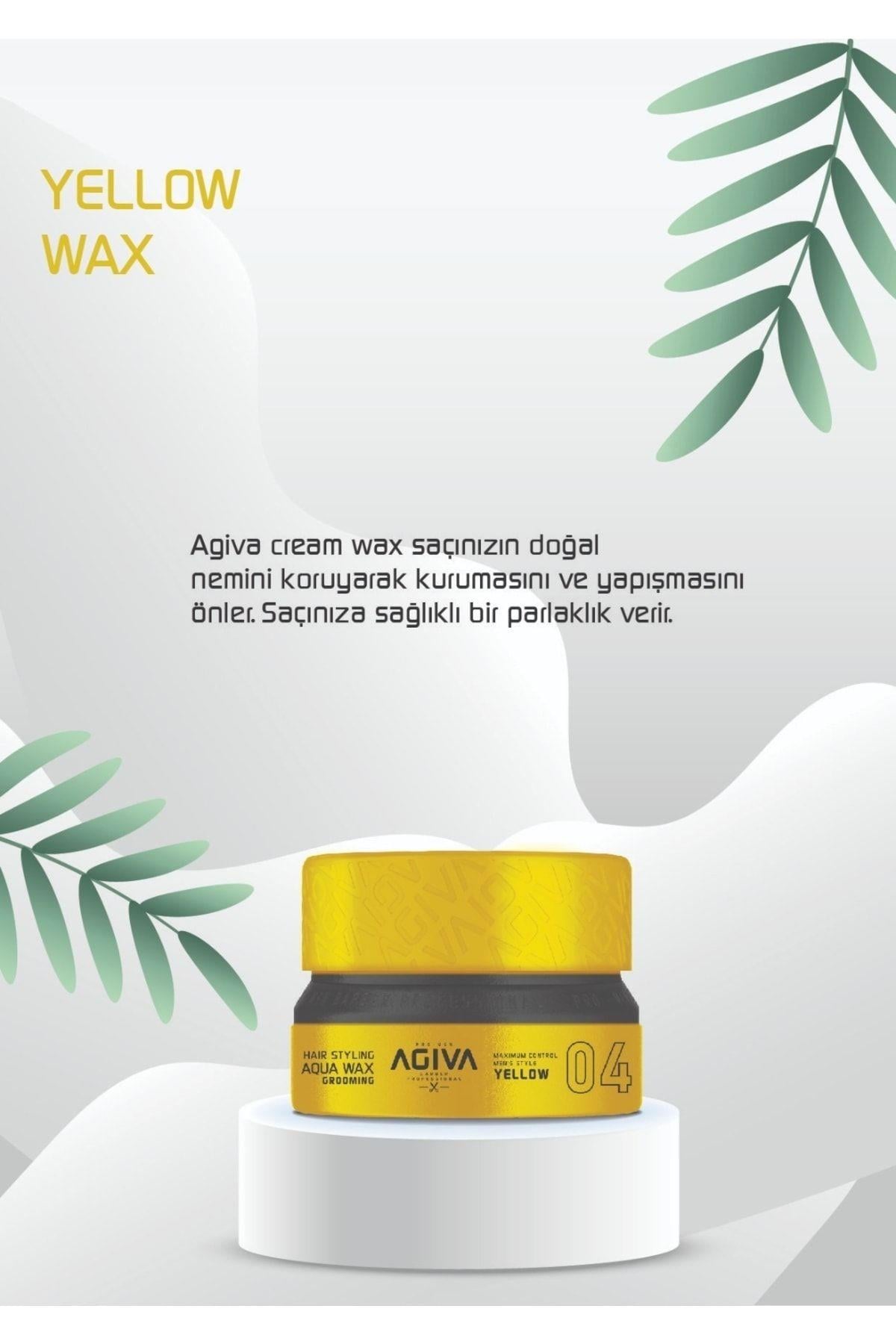 Agiva Wax 155 ml 04 (Grroomıng) Sarı 